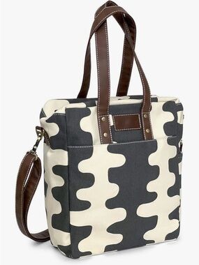 Maika Commuter Tote in Echo Charcoal